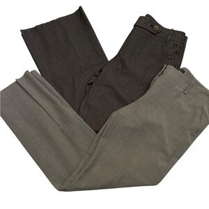 Women’s Ann Taylor and Ann Taylor Loft Gray and dark gray striped Dress Pants